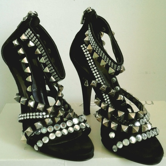 Zara Studded Heels - Picture 1 of 5